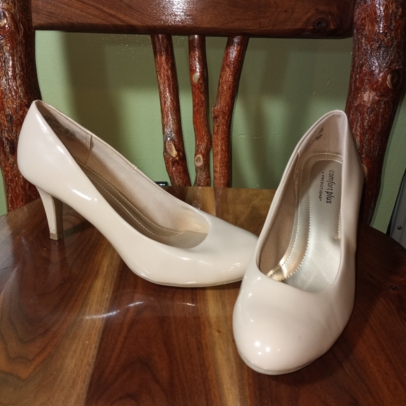 Nude colored heels